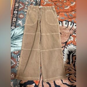 Gap X Sandy Liang Tan Wide-Leg Pants